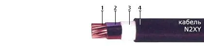 Кабель N2XY/FRZ 5х10-0,400