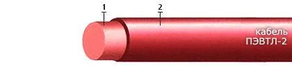 Кабель ПЭВТЛ-2 0,95