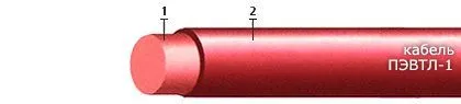 Кабель ПЭВТЛ-1 0,83