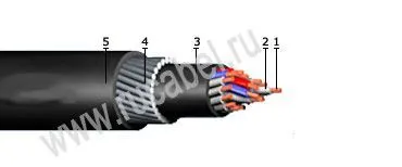 Кабель КВПбШв 5х0,75